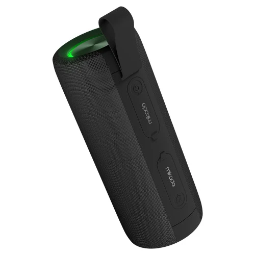 MIKADO MD-51BT, 20W, Tasinabilir, AUX/BT/TF/TWS, RGB Isikli, 1800mAh + 1800mAh, IPX66 Su Geçirmez, Miknatisli, Ayrilabilir 2 Parça, Bluetooth Speaker Siyah