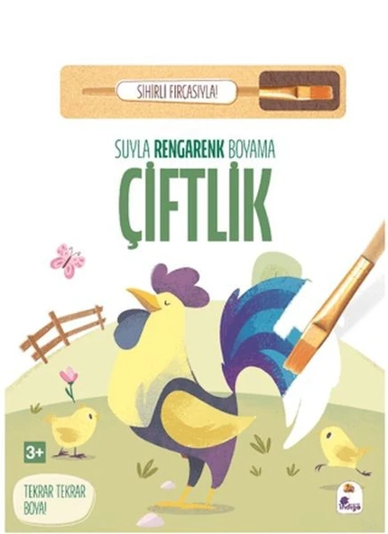 Suyla Rengarenk Boyama Çiftlik Sihirli Fırçasıyla