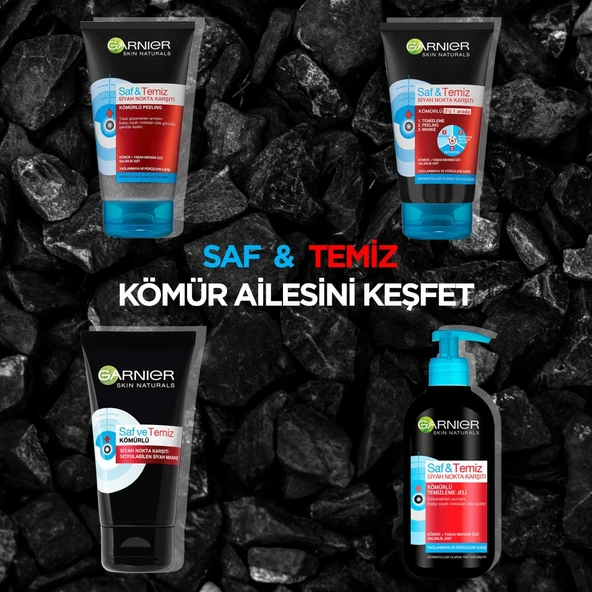 Garnier Kömürlü Siyah Nokta Karşıtı Soyulabilen Maske 50 ml - 4