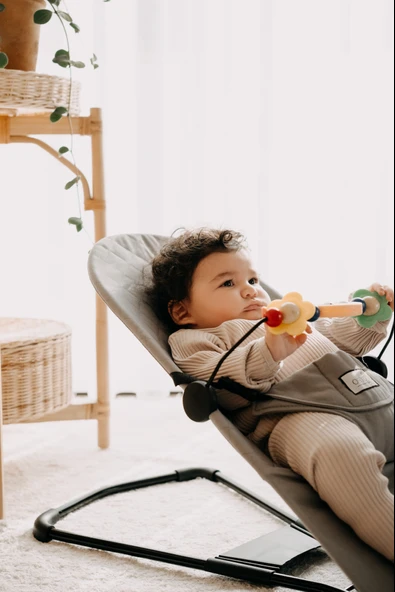 Oyuncaklı Premium Cotton Bebekler Için Üç Kademeli Kolay Taşınabilir Sallanan Ana Kucağı -gri - 3