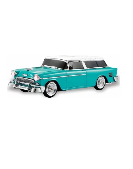 Wster Chevrolet WS-1955BT Belair 1955 Model Araba Bluetooth Hoparlör Turkuaz