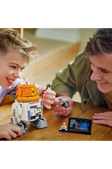 LEGO 75416  Star Wars: Ahsoka™ Chopper (C1-10P)™ Astromech Droidi - 10+ Yaratıcı Yapım Seti (1039 Parça) - 5