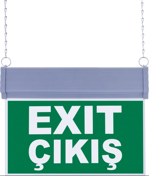 SG051-D2 Çift Yönlü Acil Yönlendirme Armatürü (Zincirli) Exit Çıkış
