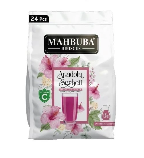 Mahbuba Anadolu Şerbeti Aromalı Soğuk Toz Içecek 24x11.2gr