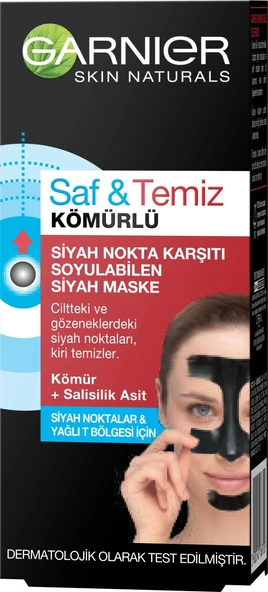 Garnier Kömürlü Siyah Nokta Karşıtı Soyulabilen Maske 50 ml - 5