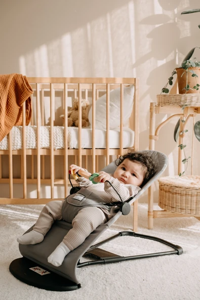 Oyuncaklı Premium Cotton Bebekler Için Üç Kademeli Kolay Taşınabilir Sallanan Ana Kucağı -gri