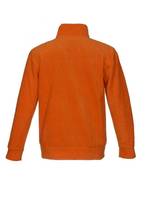 Yakalı Polar Mont Turuncu Renk - 4