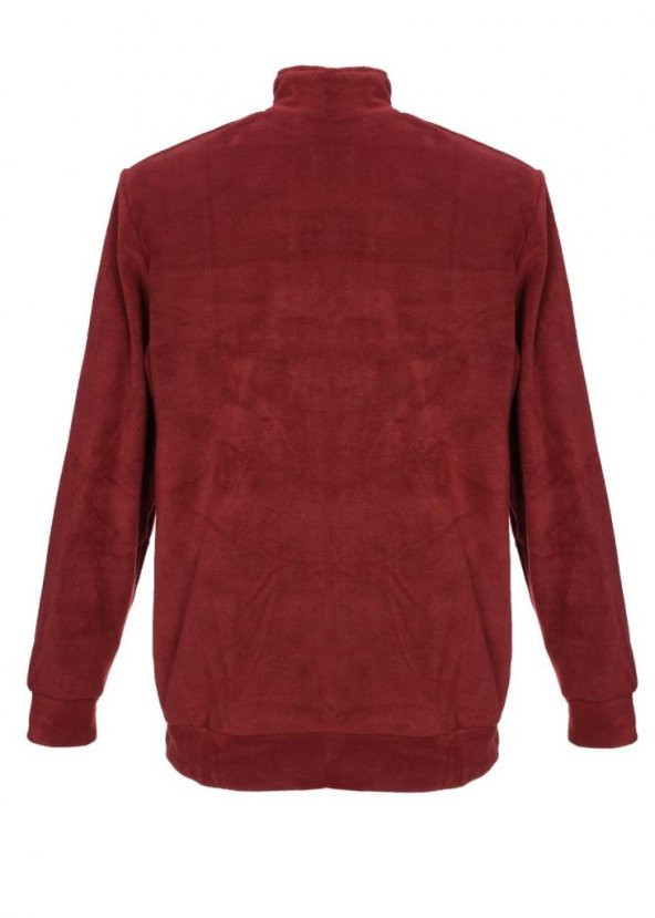 Yakalı Polar Mont Bordo Renk - 9