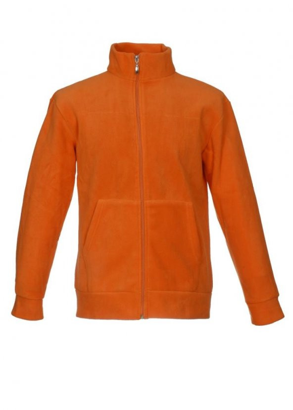 Yakalı Polar Mont Turuncu Renk - 9