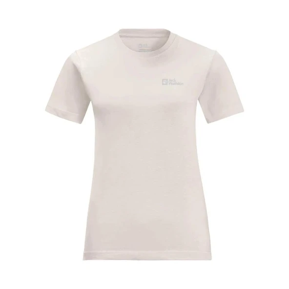 Jack Wolfskin Essential W Kadin Beyaz T-Shirt