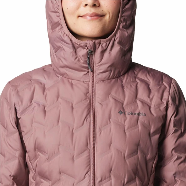 Columbia Delta Ridge II Long Down Jacket Kadın Mor Mont - 5