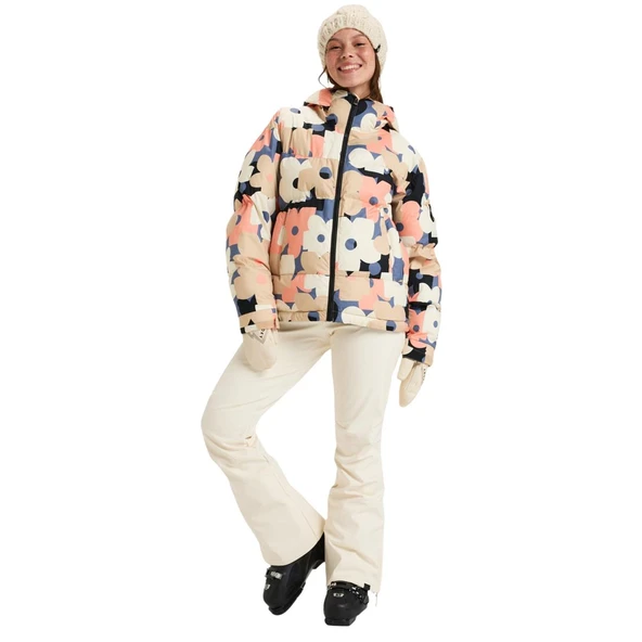 Roxy Alofted Puffy Jk Kadın Snowboard Ceketi - 3