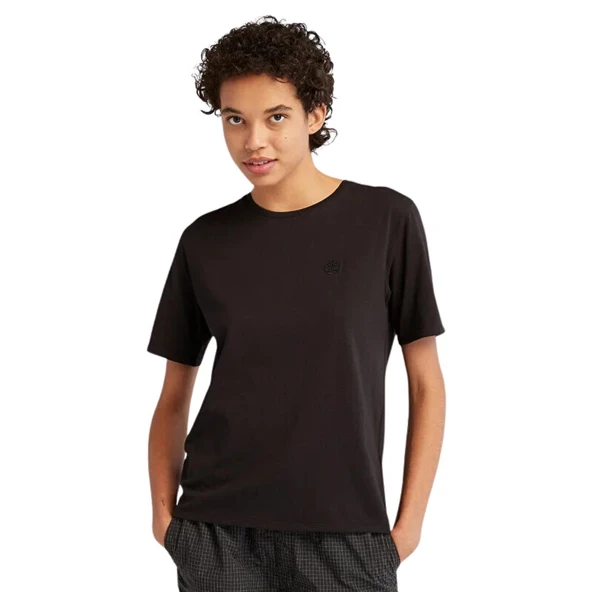 Timberland Short-Sleeve Tee Siyah Kadın T-Shirt - 2