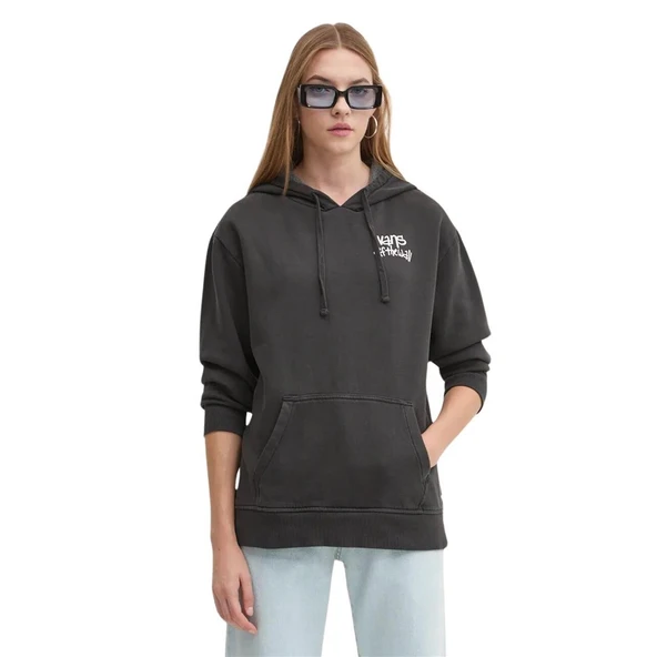 Vans Shakers BFF Hoodie Kadın Siyah Sweatshirt