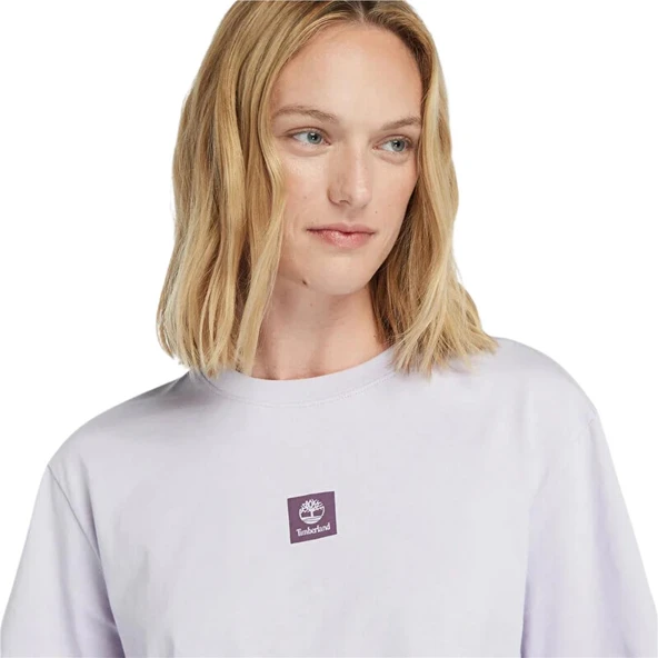 Timberland Short-Sleeve Tee Pastel Lılac Kadın T-Shirt - 4