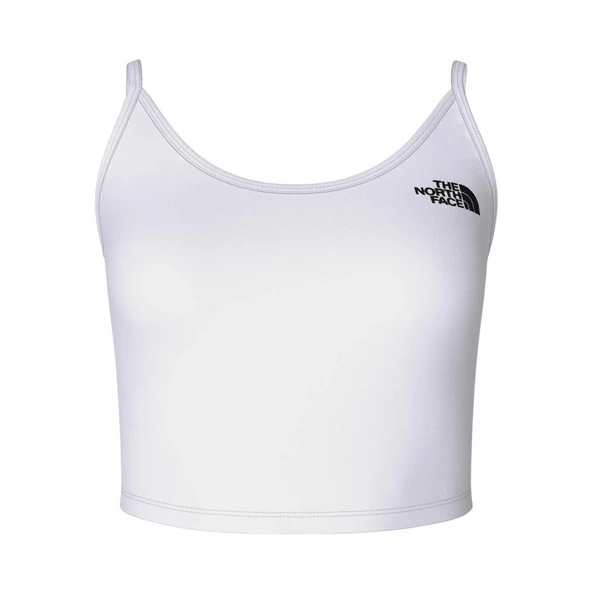 The North Face W Slim Crop Tank Kadın Beyaz T-Shirt