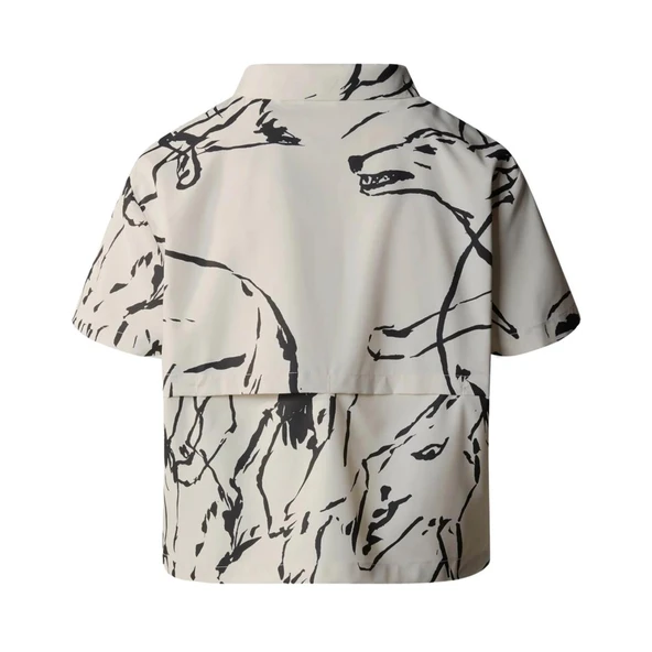 The North Face W First Trail S/S Shirt Kadın Beyaz T-Shirt - 2