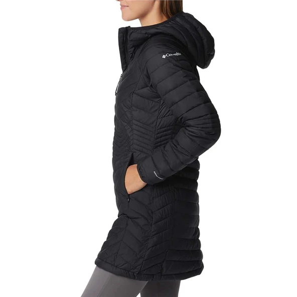 Columbia Powder Lite Siyah Outdoor Uzun Mont - 4