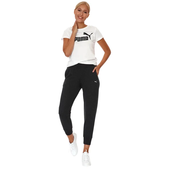 Puma Ess Sweatpants Kadın Gri Eşofman Altı - 5