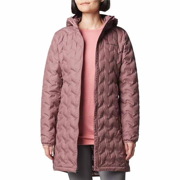 Columbia Delta Ridge II Long Down Jacket Kadın Mor Mont - 4