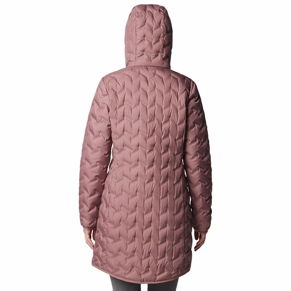 Columbia Delta Ridge II Long Down Jacket Kadın Mor Mont - 2