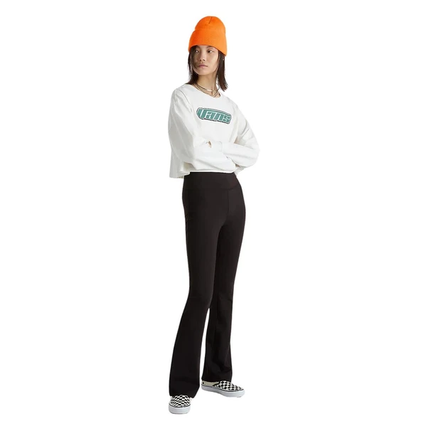 Vans Retro V LS Relax Crop Kadın Bej T-Shirt - 5