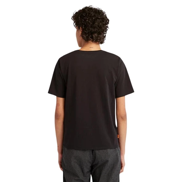 Timberland Short-Sleeve Tee Siyah Kadın T-Shirt - 3