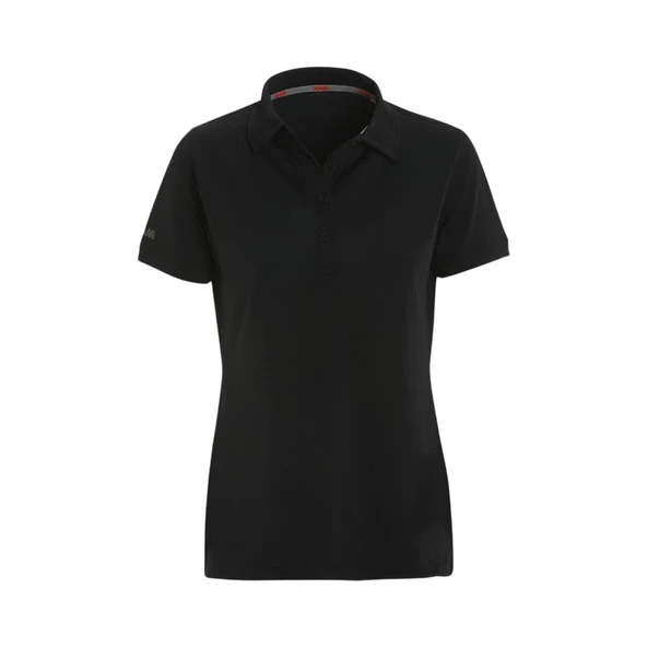 Slam Ws Tech Pıque Polo Ss Siyah Kadın T-Shirt