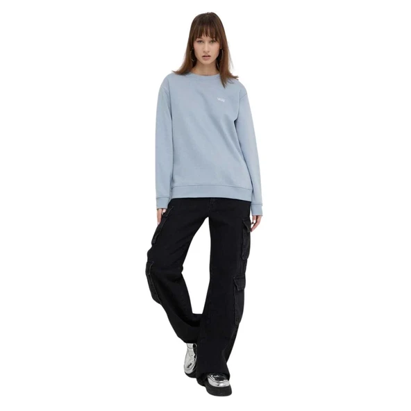 Vans Flying V Bff Crew Emea Dusty Blue Mavi Sweatshirt - 3