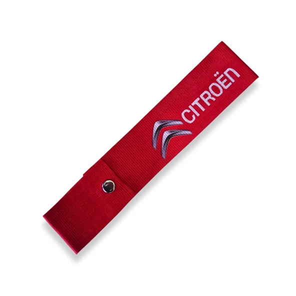 Citroen Kırmızı Renk Yüksek Kalite Oto Tampon Çeki Ipi Citroen Çıt Çıtlı Tampon Dili Sticker Arma ürün görseli