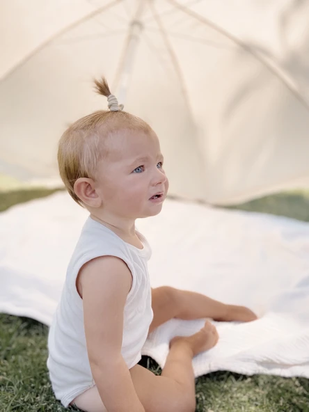 Naturaborn GOTS Organik Sertifikalı Bebek Kolsuz Body - Resim 11