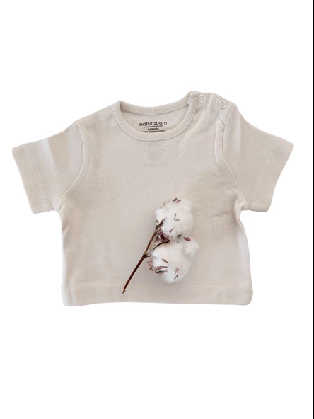 Naturaborn GOTS Organik Sertifikalı Bebek T-Shirt - 4