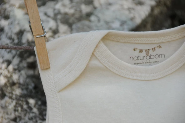 Naturaborn GOTS Organik Sertifikalı Bebek Kolsuz Body - 2