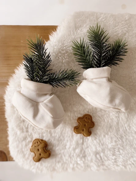 Naturaborn GOTS Organik Sertifikalı Bebek Patiği - Resim 10