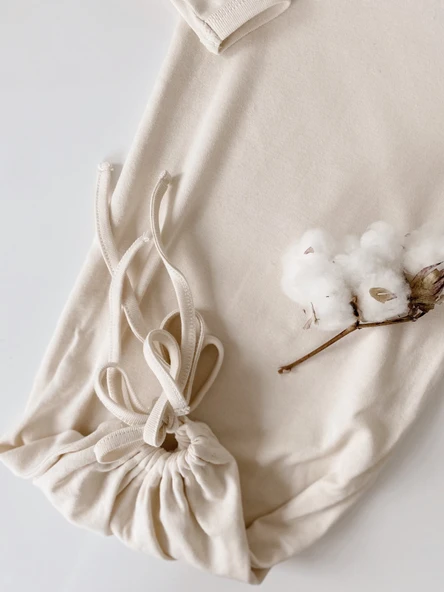 Naturaborn GOTS Organik Sertifikalı Bebek Açık Uyku Tulumu - 8