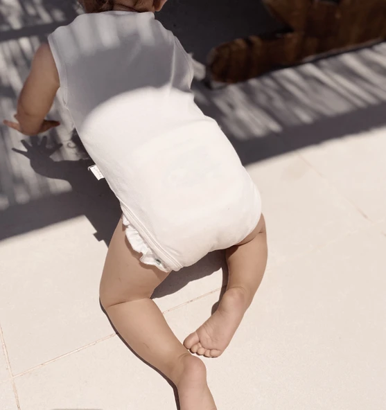 Naturaborn GOTS Organik Sertifikalı Bebek Kolsuz Body - Resim 9