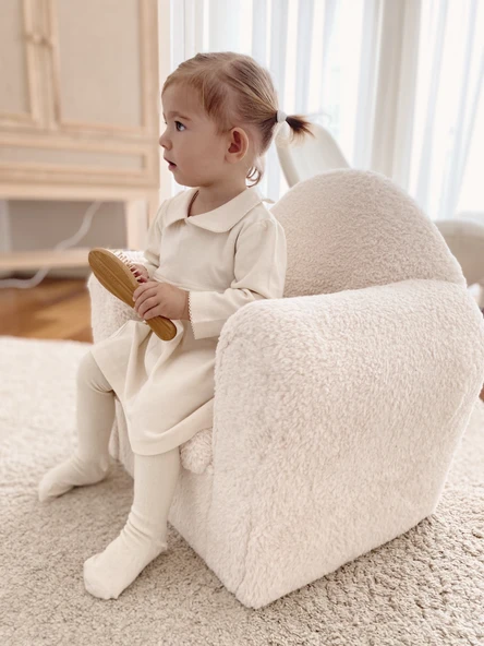 Naturaborn GOTS Organik Sertifikalı Kroşetalı Bebek Elbisesi - Resim 11