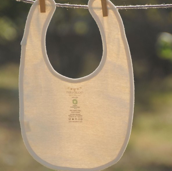 Naturaborn GOTS Organik Sertifikalı Bebek Mama Önlüğü - 4