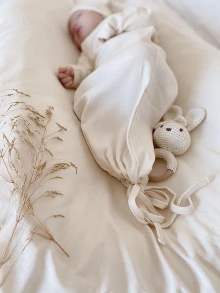 Naturaborn GOTS Organik Sertifikalı Bebek Açık Uyku Tulumu - 10