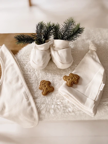 Naturaborn GOTS Organik Sertifikalı Bebek Patiği - Resim 9