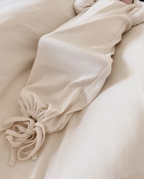 Naturaborn GOTS Organik Sertifikalı Bebek Açık Uyku Tulumu - 11