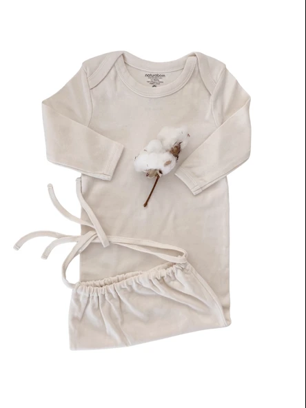 Naturaborn GOTS Organik Sertifikalı Bebek Açık Uyku Tulumu - 6