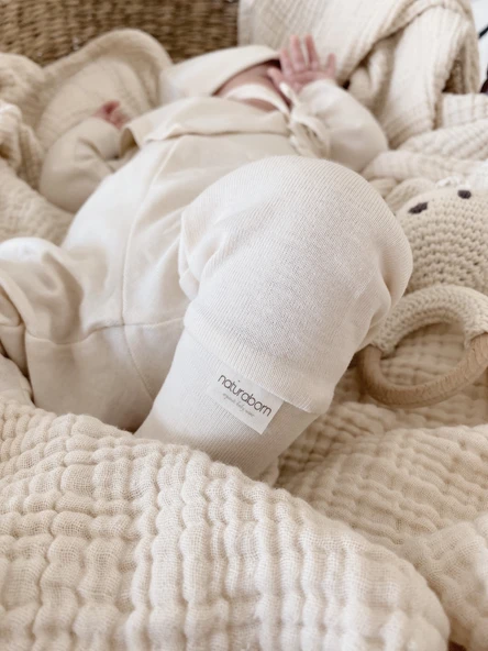 Naturaborn GOTS Organik Sertifikalı Bebek Pantolon - Resim 9