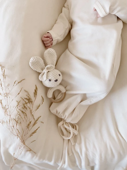 Naturaborn GOTS Organik Sertifikalı Bebek Açık Uyku Tulumu - 12