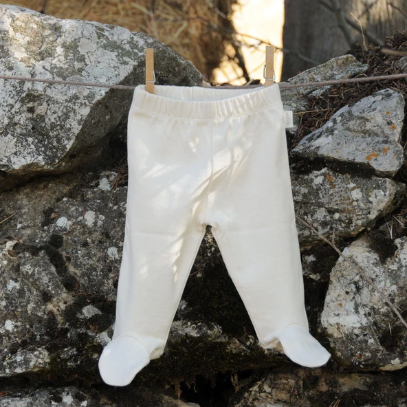 Naturaborn GOTS Organik Sertifikalı Bebek Patikli Pantolon - 7