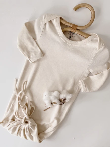 Naturaborn GOTS Organik Sertifikalı Bebek Açık Uyku Tulumu - 7