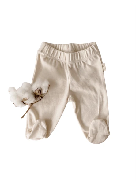 Naturaborn GOTS Organik Sertifikalı Bebek Patikli Pantolon - 9