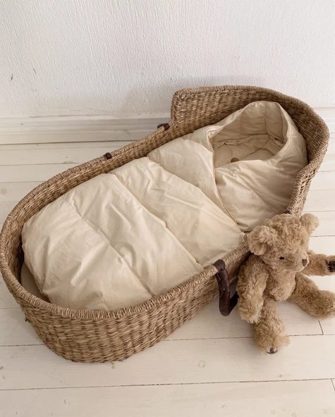 Naturaborn Kaz Tüyü Bebek Taşıma Kundağı Portbebe - Resim 6