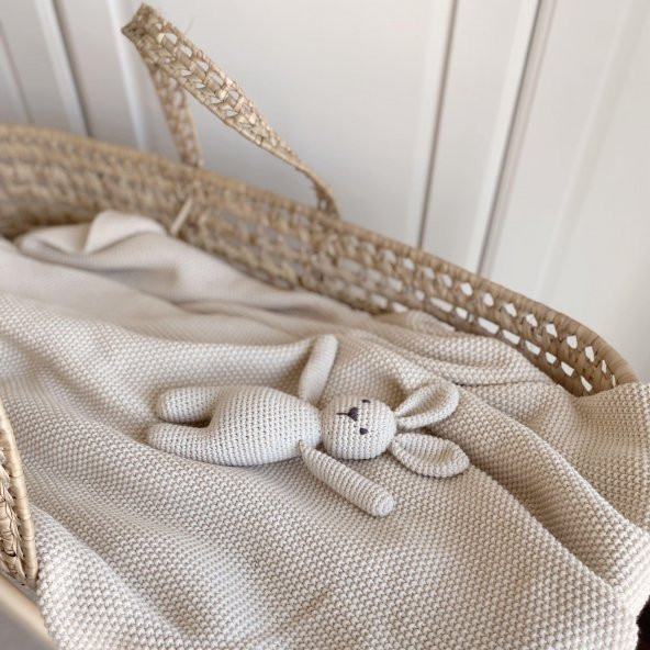 Naturaborn GOTS Organik Sertifikalı Triko Bebek Battaniyesi - 6