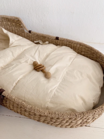 Naturaborn Kaz Tüyü Bebek Taşıma Kundağı Portbebe - Resim 9